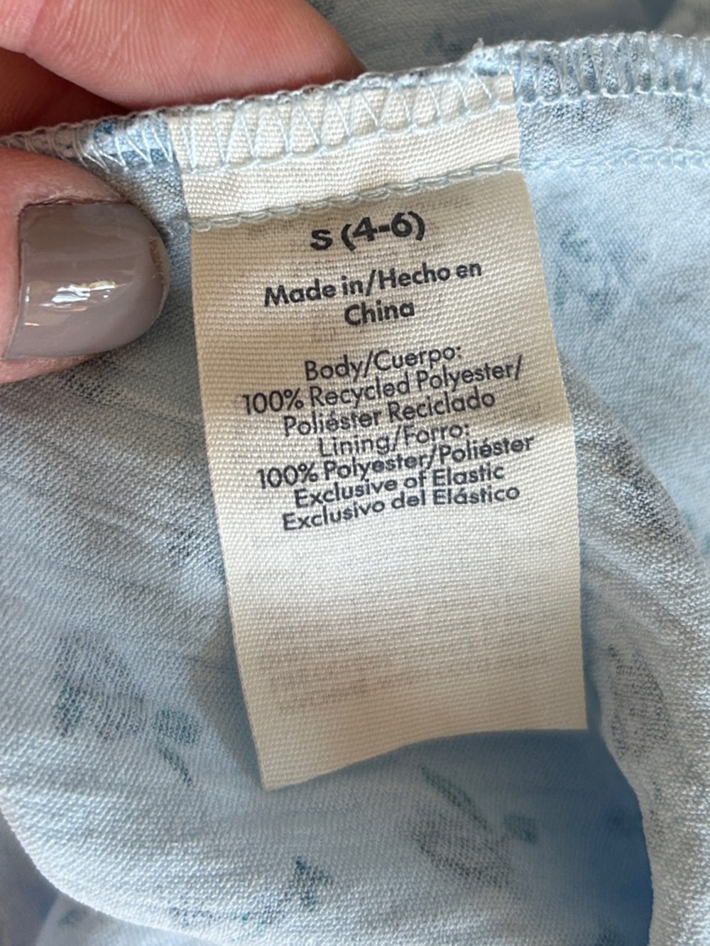 NO BOUNDARIES Y2K Babydoll Mini Dress Cottage Coquette Romantic Floral Blue Sz S - Picture 13 of 14